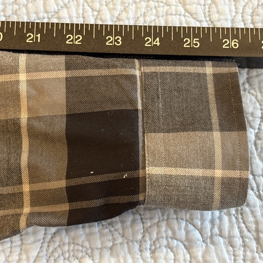 Barbour Winter Tartan Women Size 14 Slim Fit Button down Long Sleeve Plaid Shirt - Picture 7 of 9